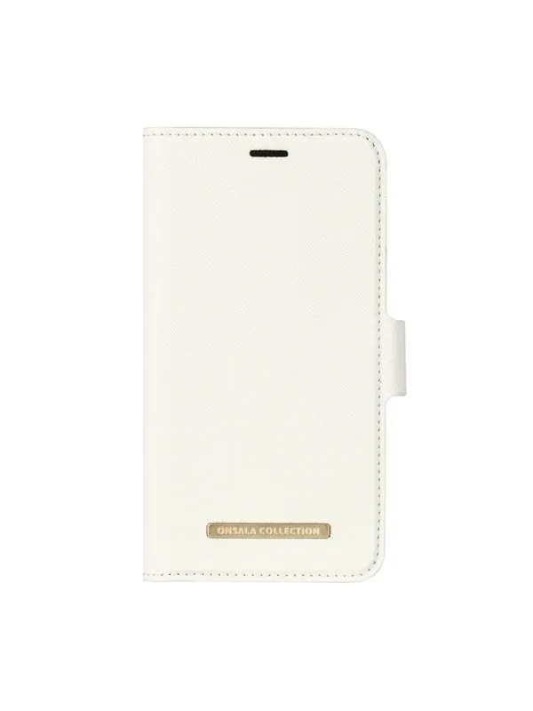 ONSALA Mobile Wallet Saffiano White iPhoneX/Xs