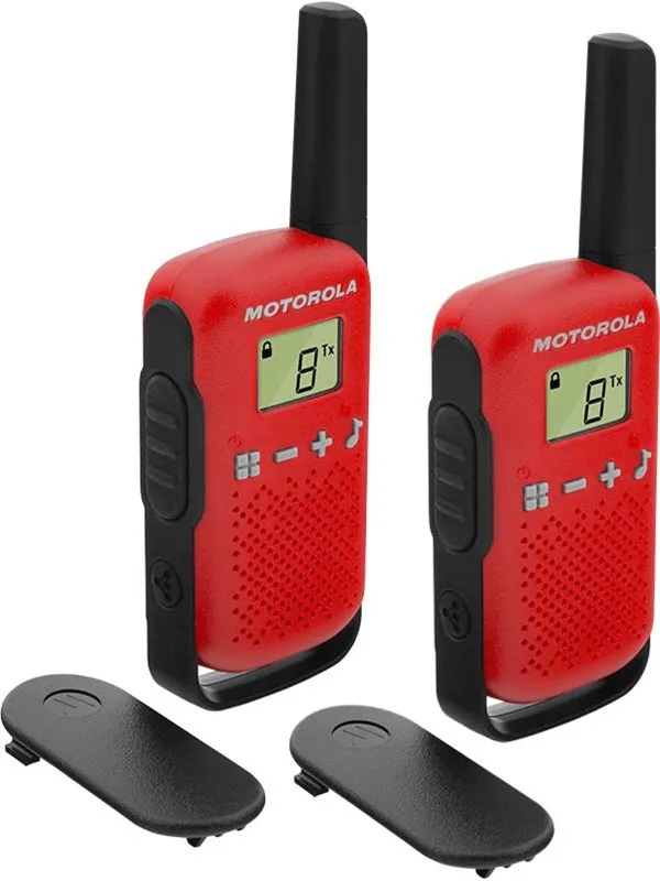 Motorola Talkabout T42 - Red - Twin Pack