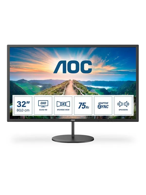 32" AOC Q32V4 - 2560x1440 (QHD) - 75Hz - IPS