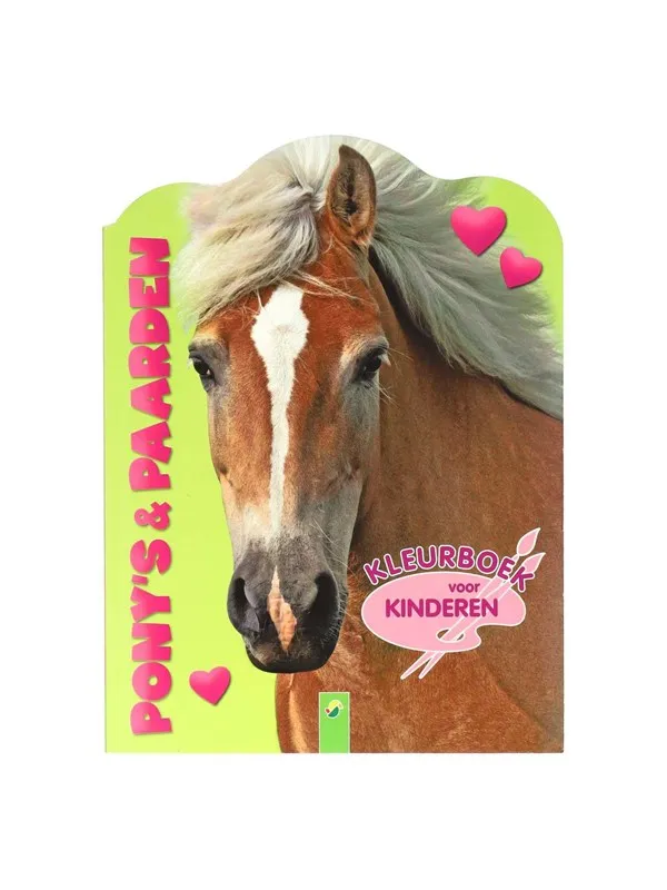 Wins Holland Coloring Book for Children Ponies and Horses 96 pages