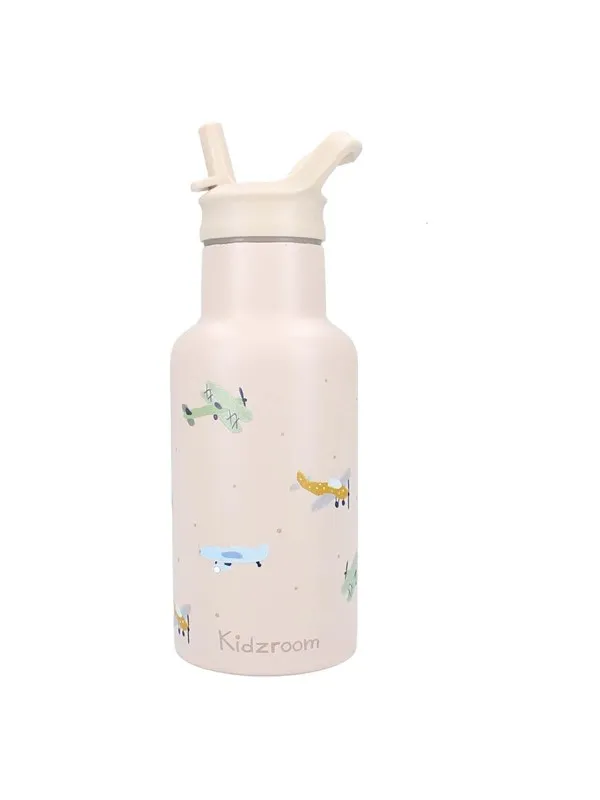 Kidzroom Drinking Bottle Sweet Sips Airplanes 350 ml