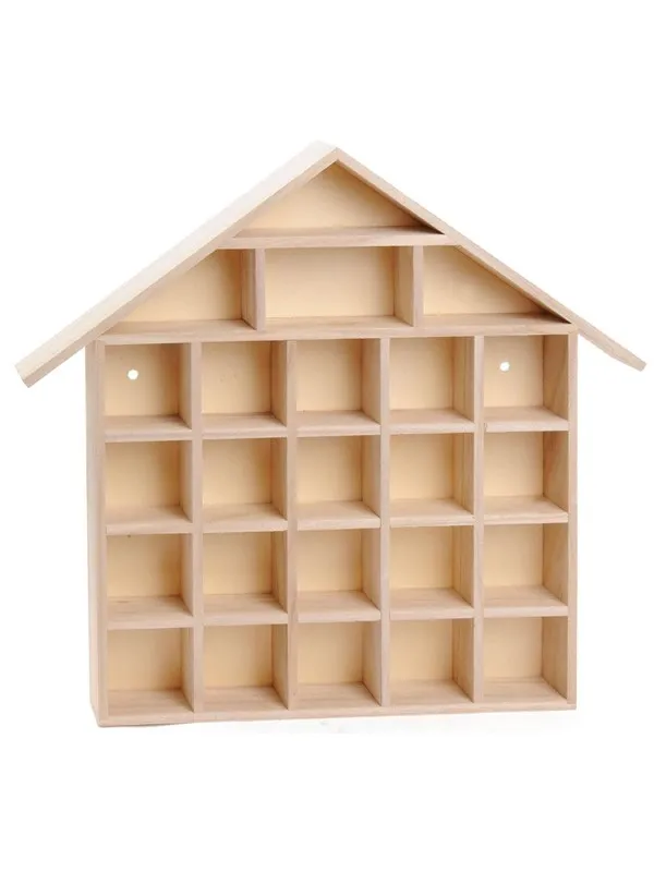 Playwood Wooden Letterbox House