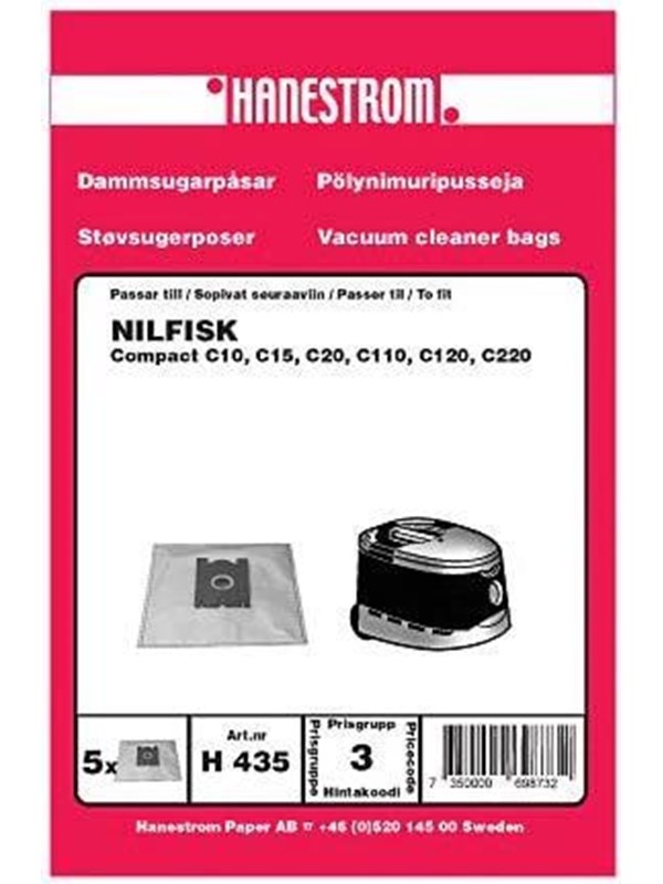 hanestroem Vacuum Cleaner Bags - 5 pcs