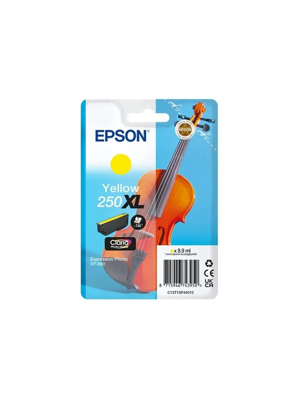 Epson 250XL - XL - yellow - original - ink cartridge