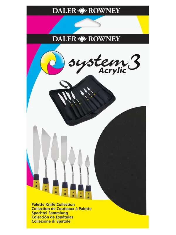 Daler-Rowney System3 Palette Knives Set 7-Pack
