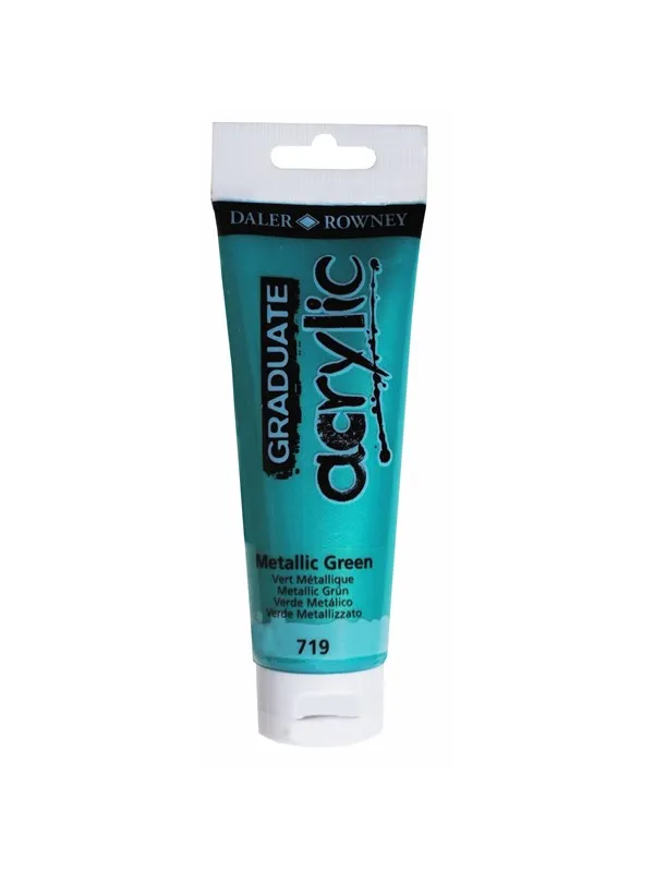 Daler-Rowney Graduate Acrylic 120 ml Metallic Green