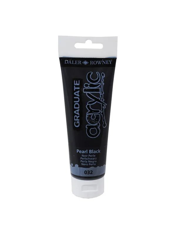 Daler-Rowney Graduate Acrylic 120 ml Pearl Black