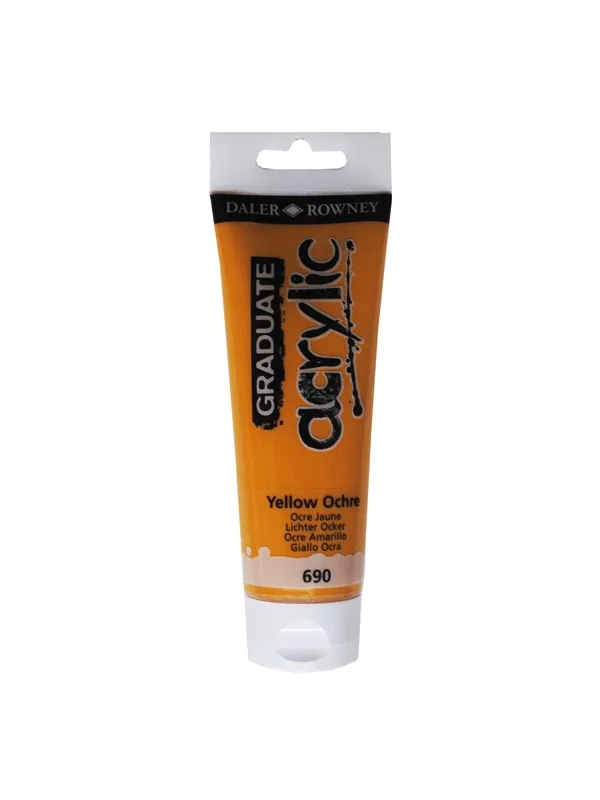 Daler-Rowney Graduate Acrylic 120 ml Yellow Ochre