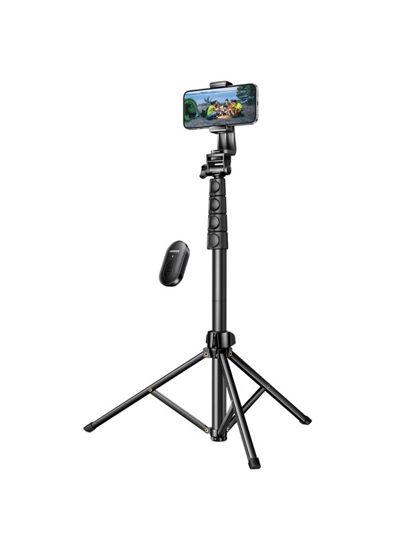 UGREEN 70 inch Aluminum Phone Tripod with Bluetooth Remote