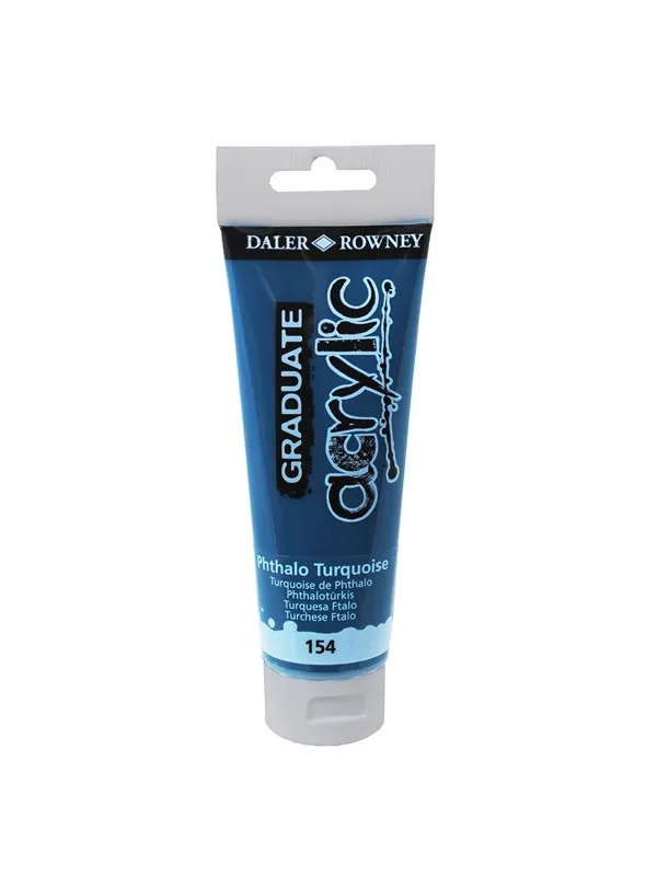 Daler-Rowney Graduate Acrylic 120 ml Phthalo Turquoise