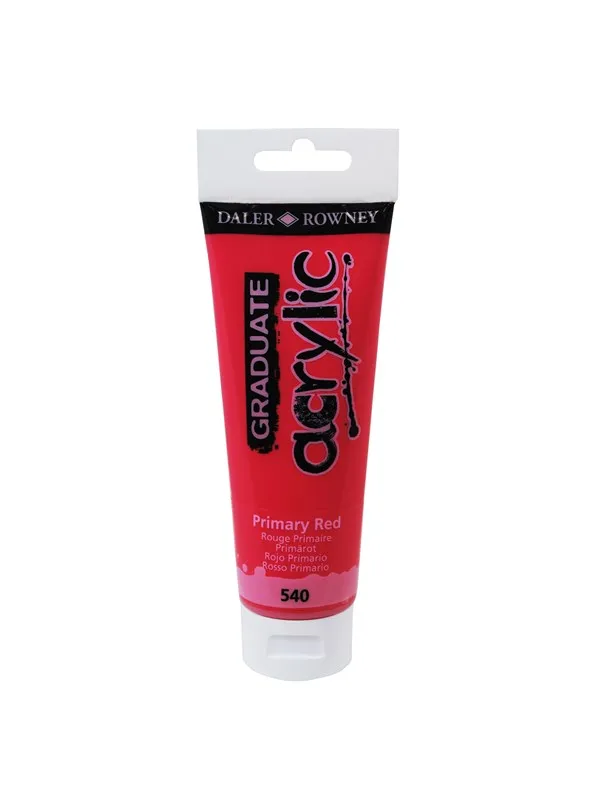 Daler-Rowney Graduate Acrylic 120 ml Primary Red