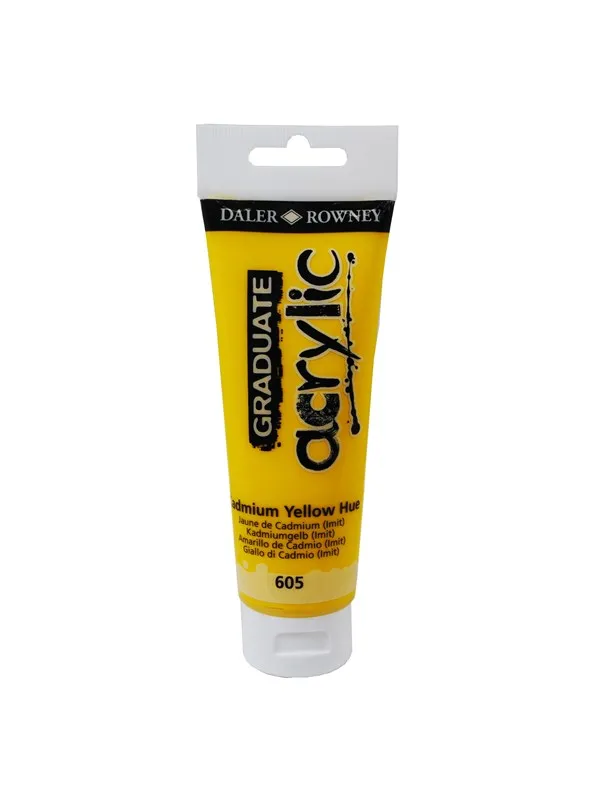 Daler-Rowney Graduate Acrylic 120 ml Cadmium Yellow
