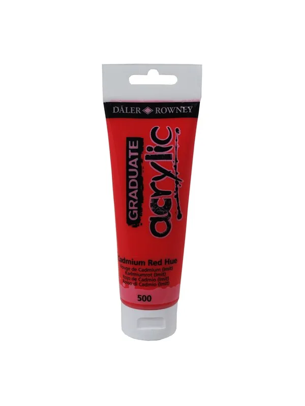 Daler-Rowney Graduate Acrylic 120 ml Cadmium Red Hue
