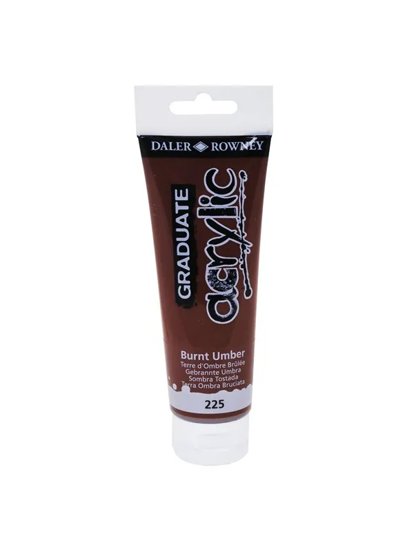 Daler-Rowney Graduate Acrylic 120 ml Burnt Umber
