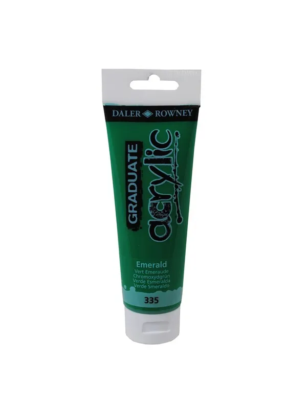 Daler-Rowney Graduate Acrylic 120 ml Emerald Green