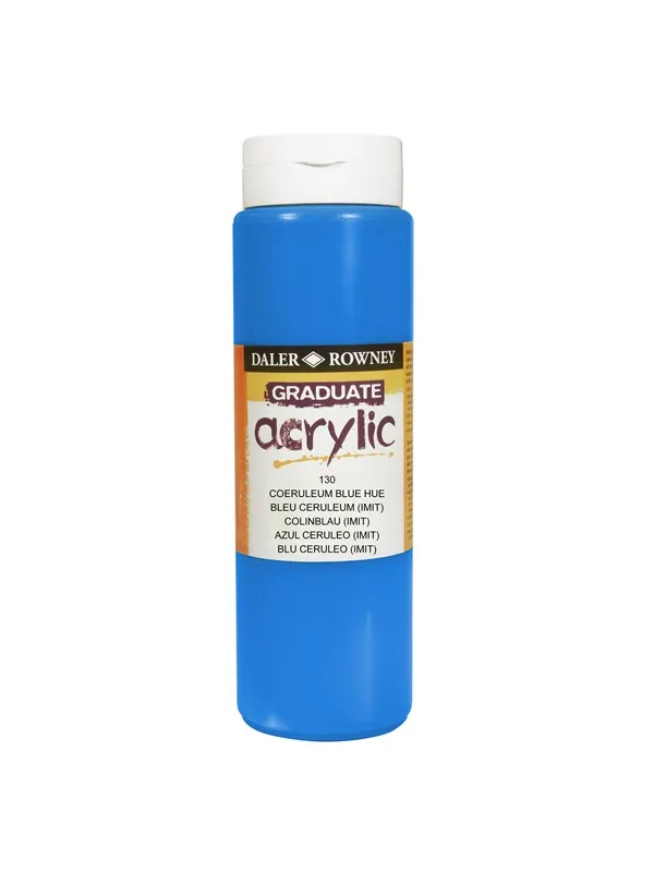 Daler-Rowney Graduate Acrylic 500 ml Coeruleum Hue