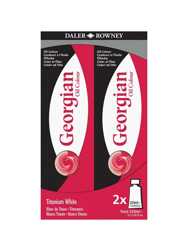 Daler-Rowney Georgian Oil 2x225 ml Titanium White