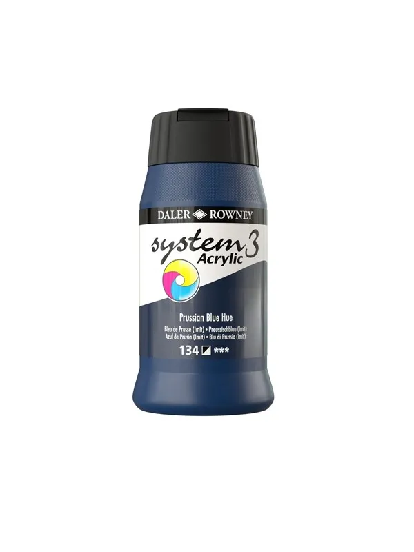 Daler-Rowney System3 500 ml Prussian Blue Hue