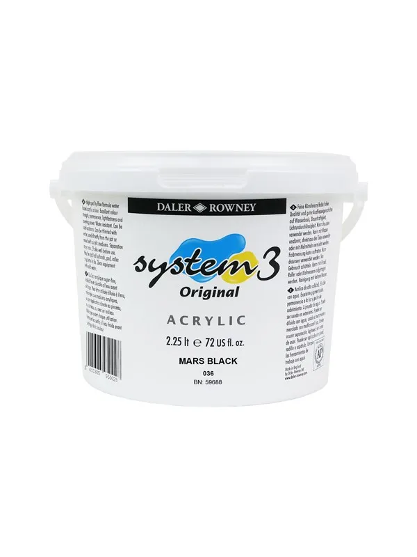 Daler-Rowney System3 2.25L Mars Black