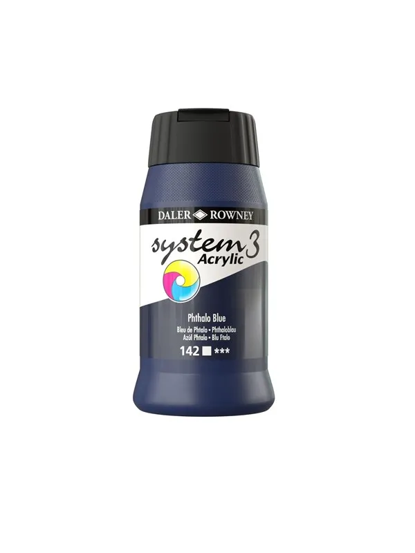Daler-Rowney System3 500 ml Phthalo Blue