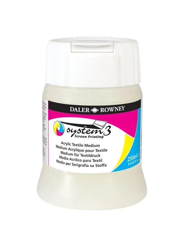Daler-Rowney System3 Textile Printing Medium 250 ml