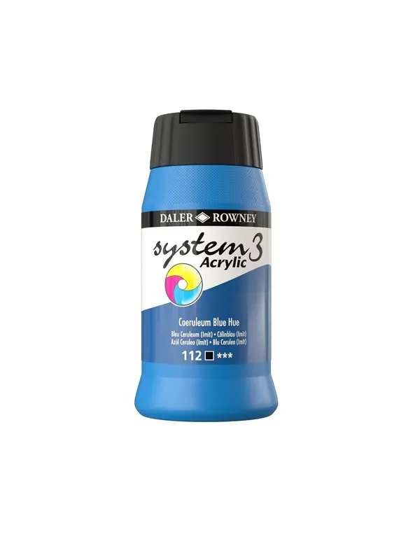 Daler-Rowney System3 500 ml Coeruleum Blue Hue