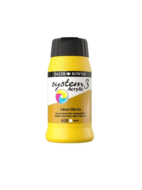 Daler-Rowney System3 500 ml Cadmium Yellow Hue