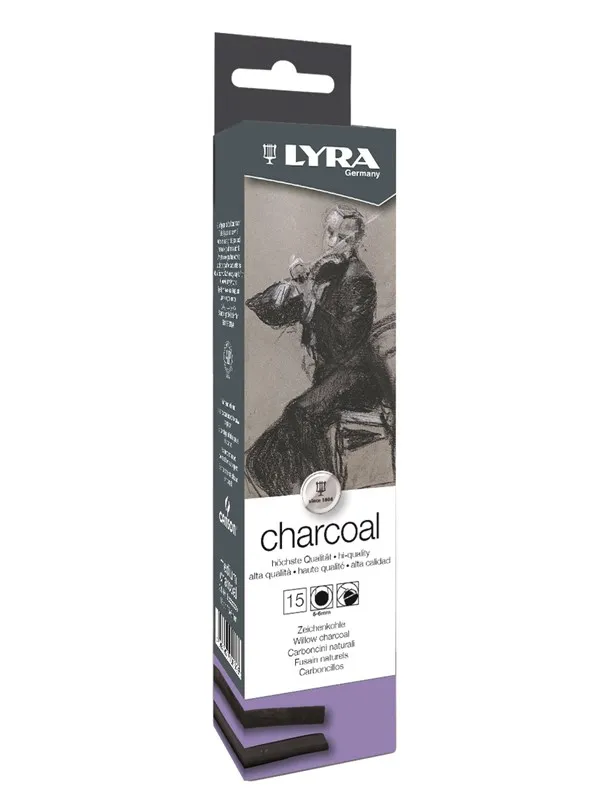 Lyra Charcoal Medium 5-6mm Box 15 pcs