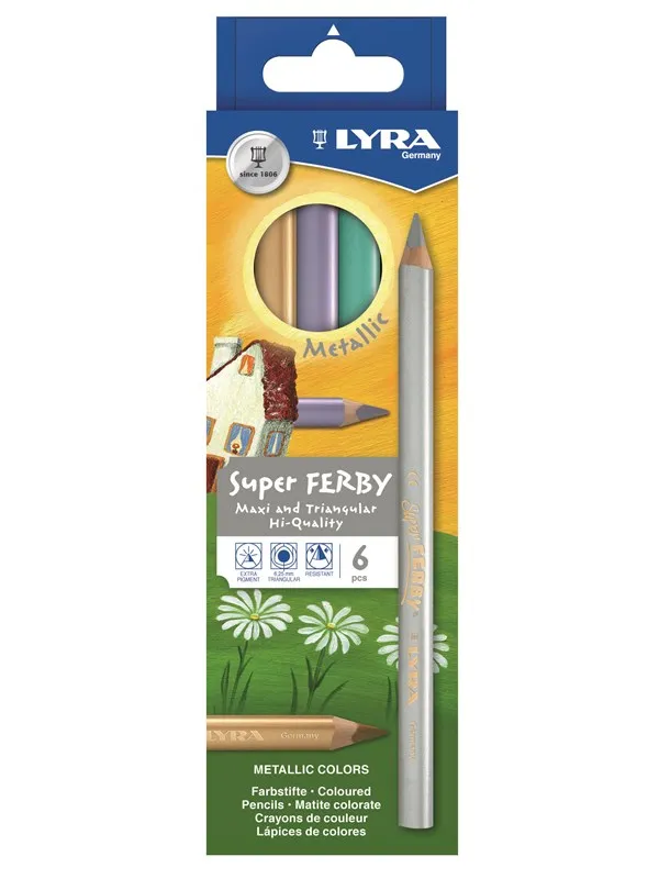 Lyra Super Ferby Metallic 6 pcs BL Gammal och ny