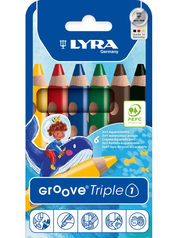 Lyra Groove Triple 1 6 pcs