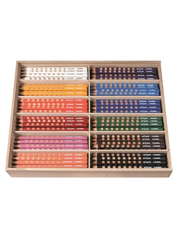 Lyra Groove Wooden Case 144 pcs
