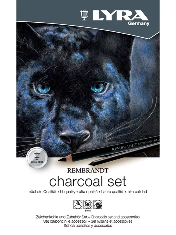 Lyra Rembrandt Charcoal set 11 pcs