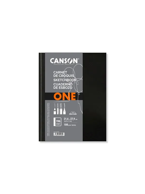 Canson One Art Book 21.6 × 27.9 cm 100G Portrait Hardbound