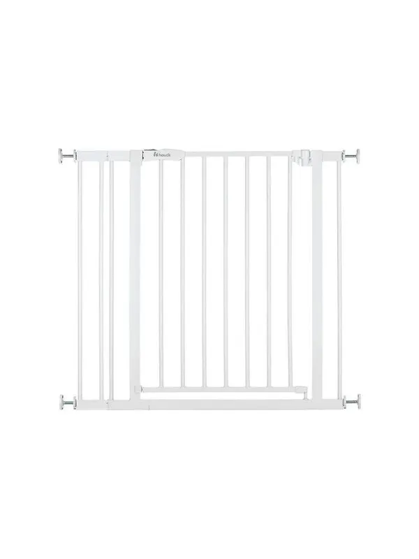 Hauck Open N Stop 2 safety gate 75 - 80 cm white + 9 cm extension piece
