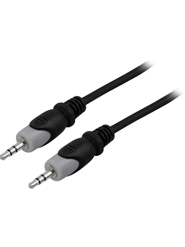Deltaco 3.5mm male to 3.5mm male audio cable 5 m