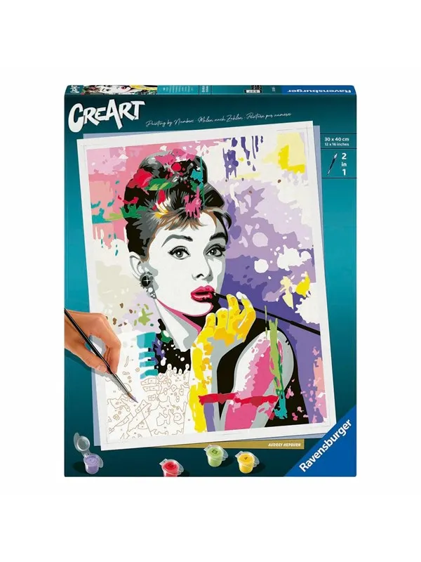 Ravensburger CreArt Paint by Numbers - Audrey Hepburn