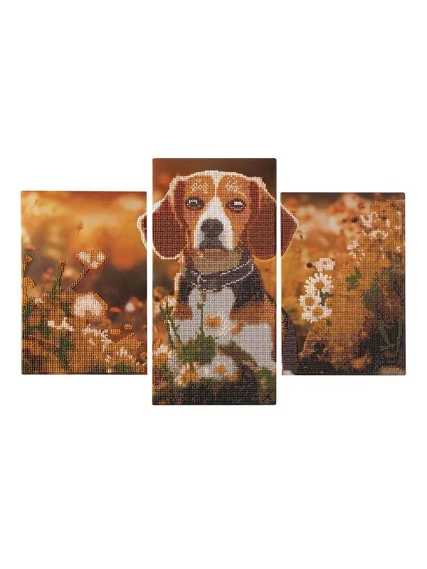 Creative Craft Group Diamond Painting Triptych Set - Dog