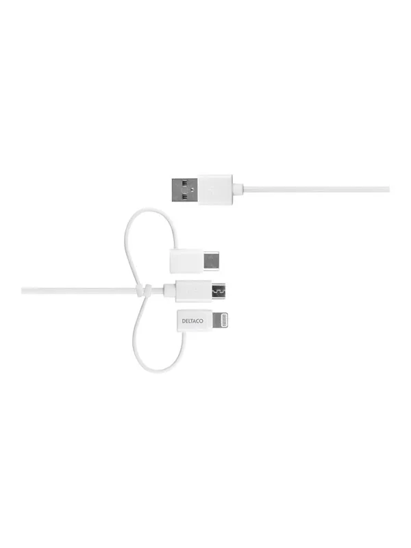Deltaco Lightning cable - Lightning / USB 2.0 - 1 m