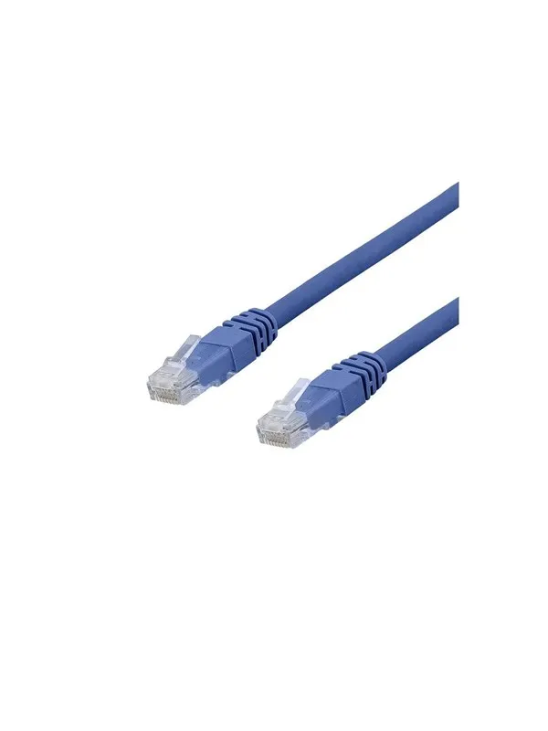 Deltaco patch cable - 30 cm - blue - Blå - 0.3m