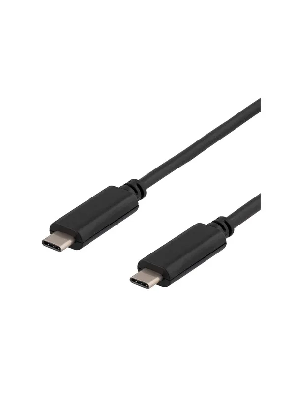 Deltaco USBC-1052 - USB-C cable - 24 pin USB-C to 24 pin USB-C - 25 cm