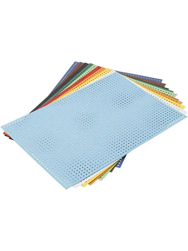 Creativ Company - Cross Stitch Cardboard Various Colors 10 Sheets