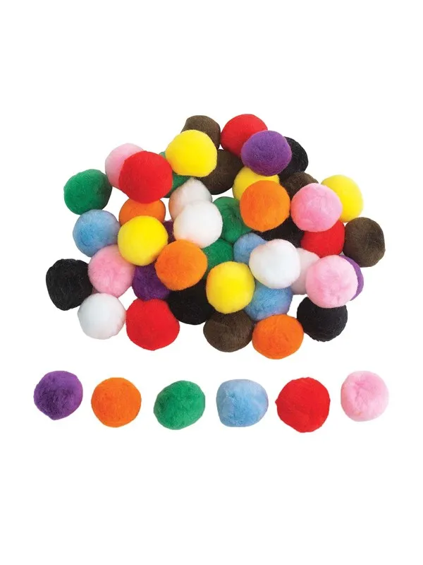 Colorations - Colored Pompoms 5cm 50pcs.