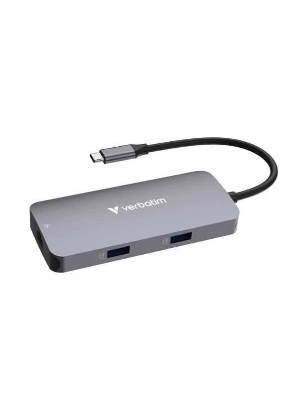 Verbatim CMH 05 - hub - 5 ports USB-hub - 5 porter - Grå