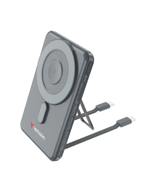Verbatim Charge 'n' Go 2C Power Bank Magnetic Wireless 5000