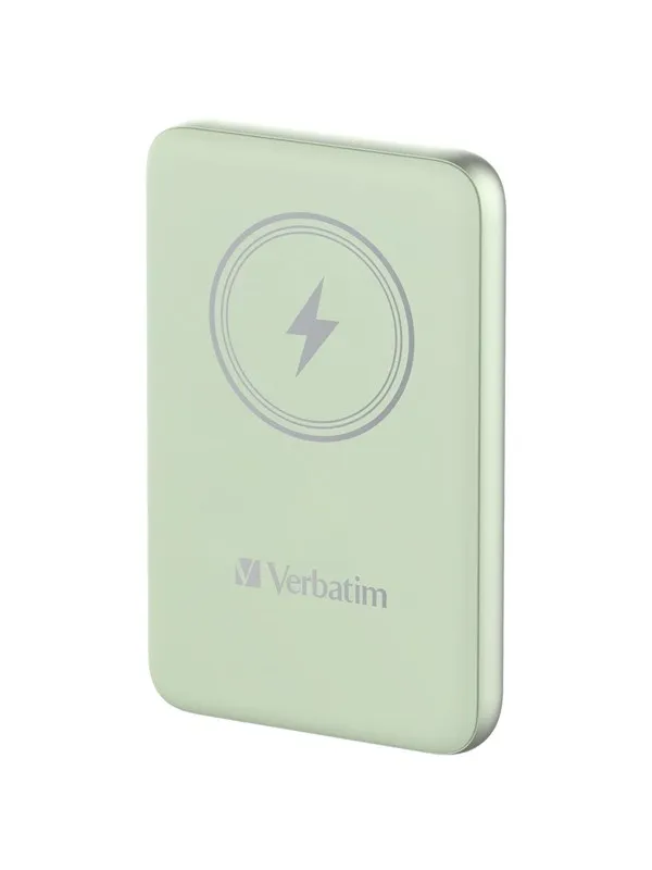 Verbatim Charge 'n' Go wireless power bank - magnetic mount - Li-pol - 24 pin USB-C - 20 Watt Nødlader - 10000 mAh