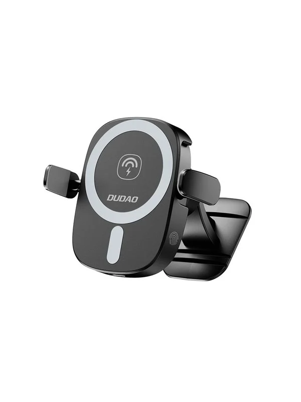 Dudao FW11 Car Phone Holder with 15W Inductive Charger for Air Vent/Cockpit - Black
