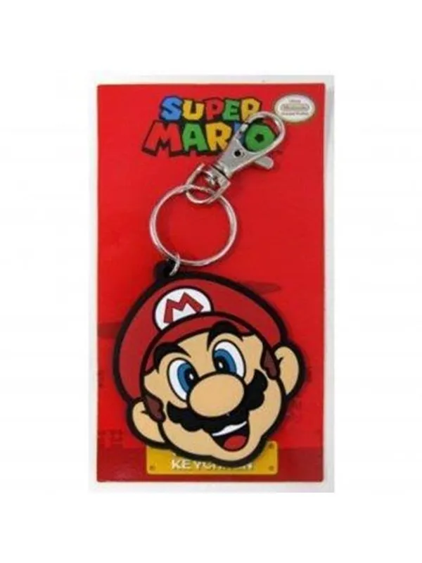Innex - Super Mario - Soft PVC Keychain - Mario - Nøkkelring