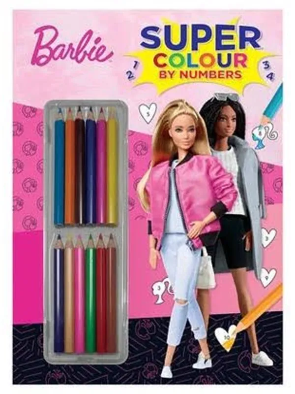 Alligator BARBIE Super Colour By Numbers