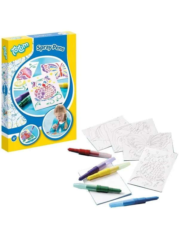 Creative Craft Group Spray Pen 6 pcs + 4 templates.