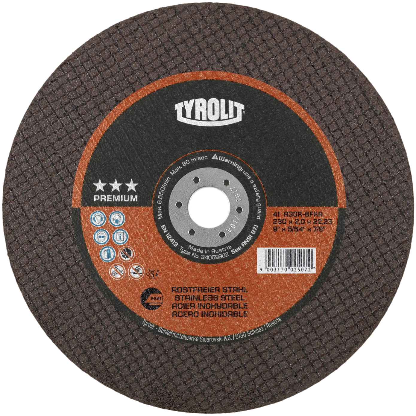 Kutteskive Premium 42F ø125×2,5 A30R-BFXA